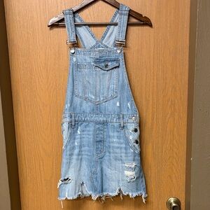 Denim Overall Dress women’s size small